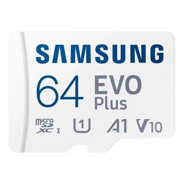 Карта памяти Samsung microSD EVO Plus 64 GB